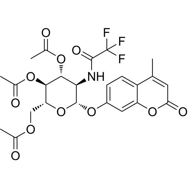 4-Methylumbelliferyl 2-trifluoroacetyl-3,4,6-O-triacetyl-2-deoxy-β-D-glucopyranoside 137686-93-2